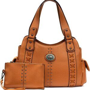 Tote Bag for Women Large Western Purse Ladies Top Handle Shoulder Handbags Vinta